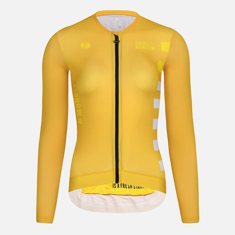 long sleeve cycling jersey women's