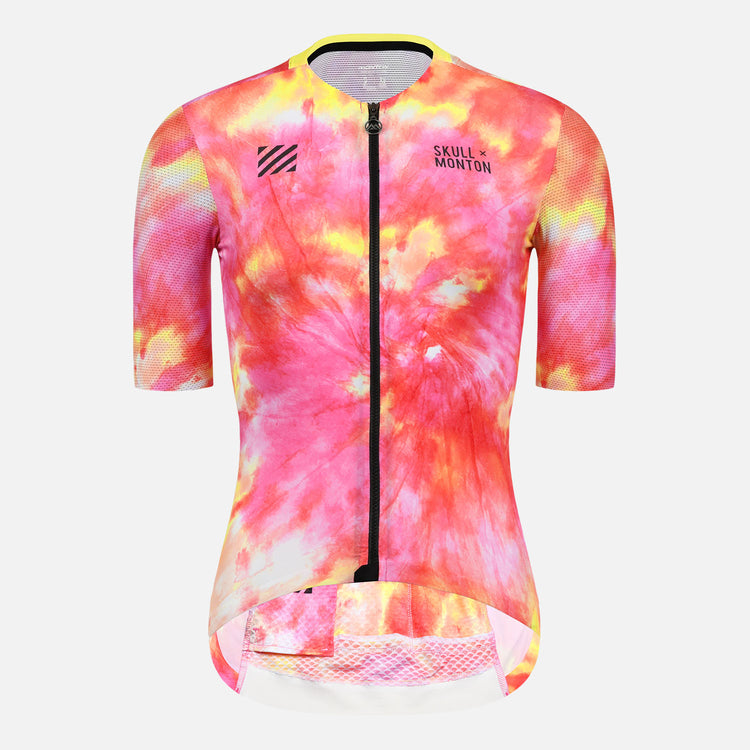 tie dye bike jersey
