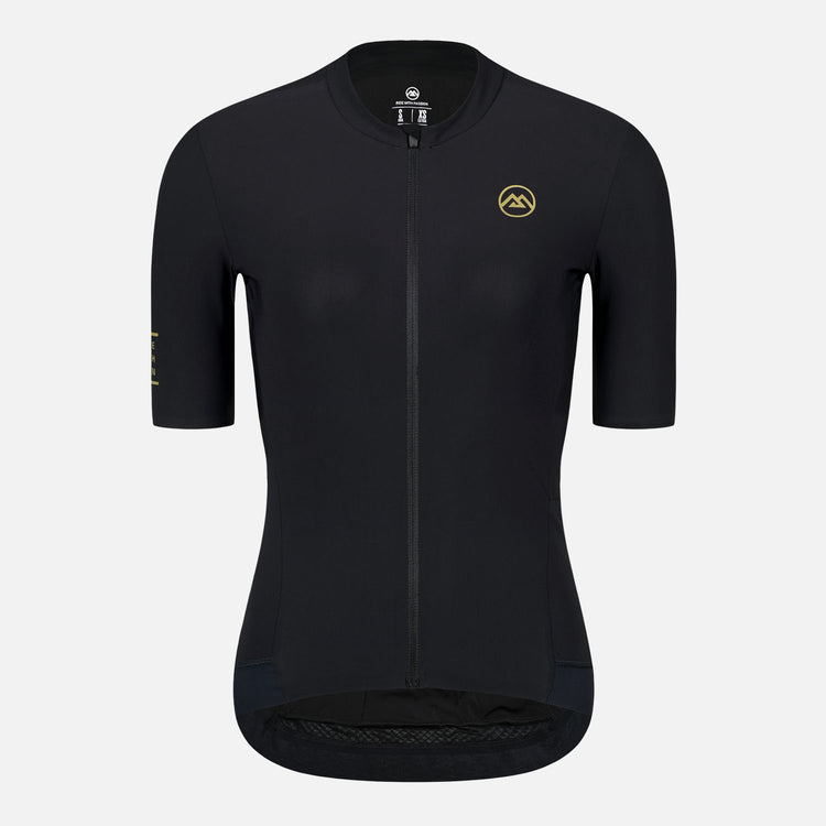 black cycling jersey womens