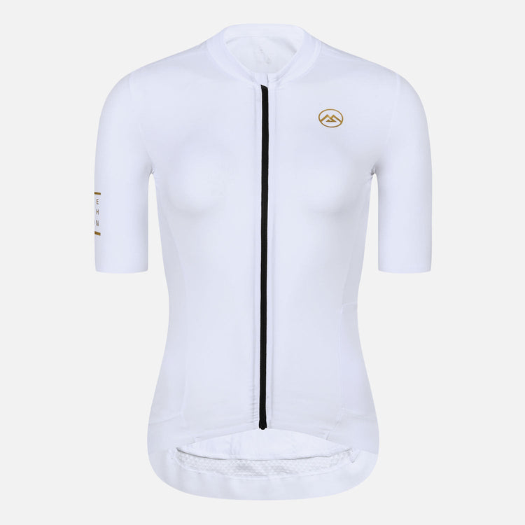 white cycling jersey womens