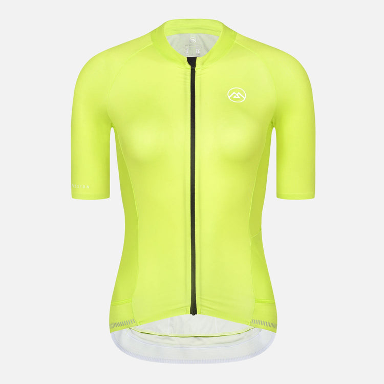 yellow cycling jersey womens