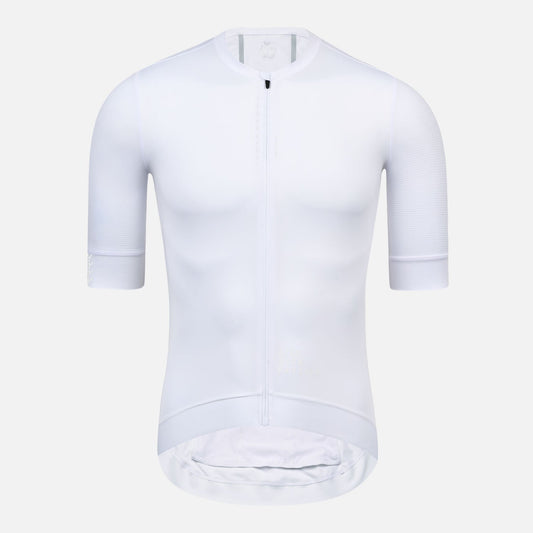 white cycling jersey