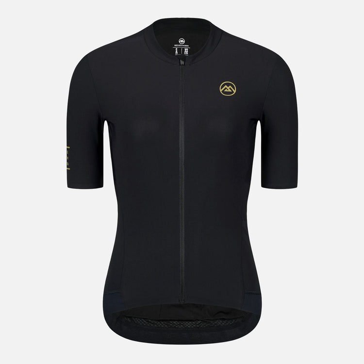 black cycling jersey womens