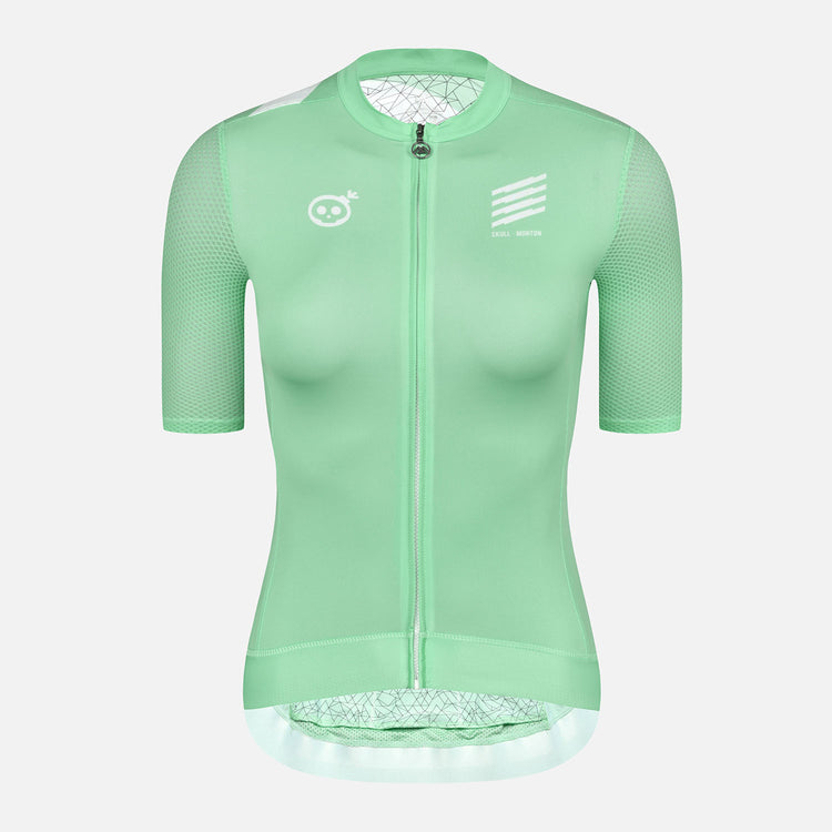 Skull Monton Cycling Jersey Womens TUESDAY III Violet Red