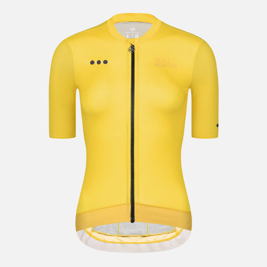 yellow cycling jersey womens