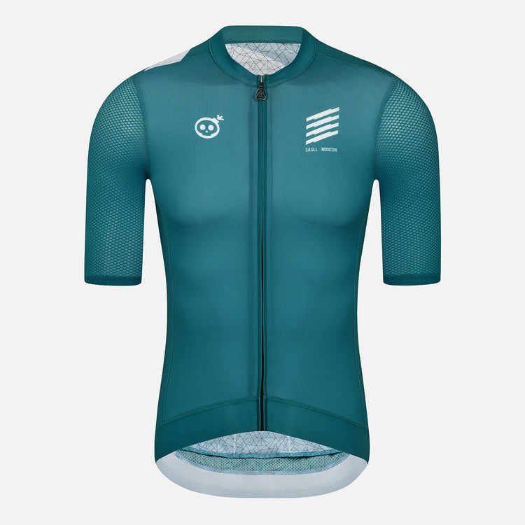 Skull Monton Cycling Jersey Mens MONDAY III Canary Yellow