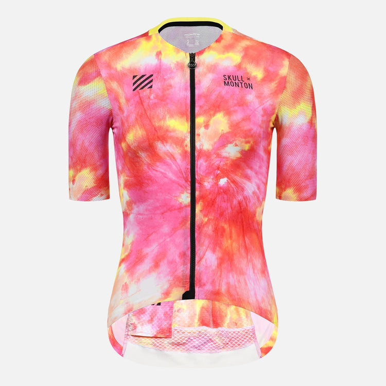tie dye bike jersey