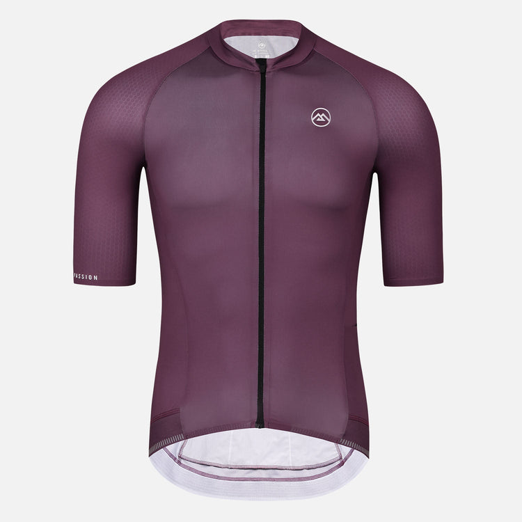 purple cycling jersey