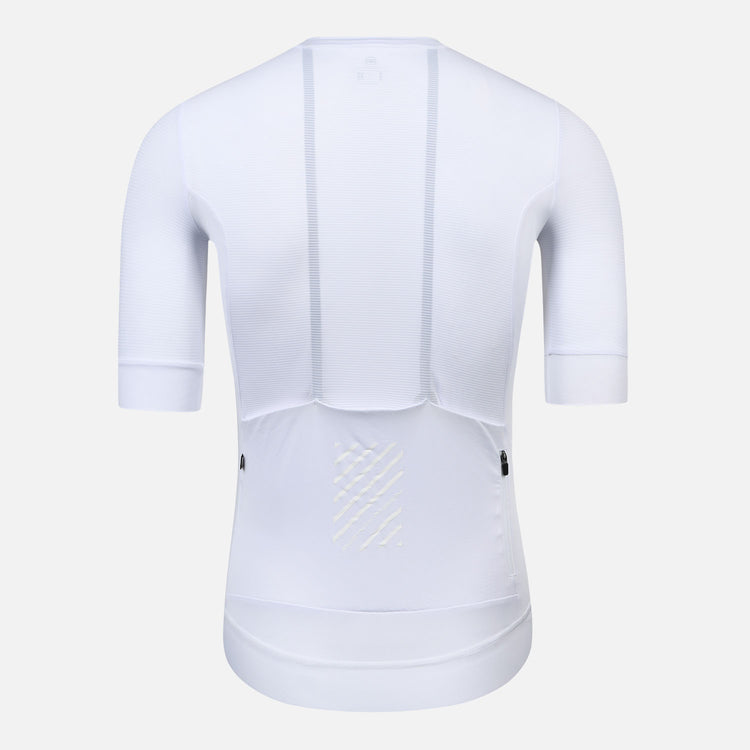 white cycling jersey
