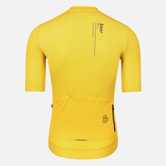 yellow cycling jersey