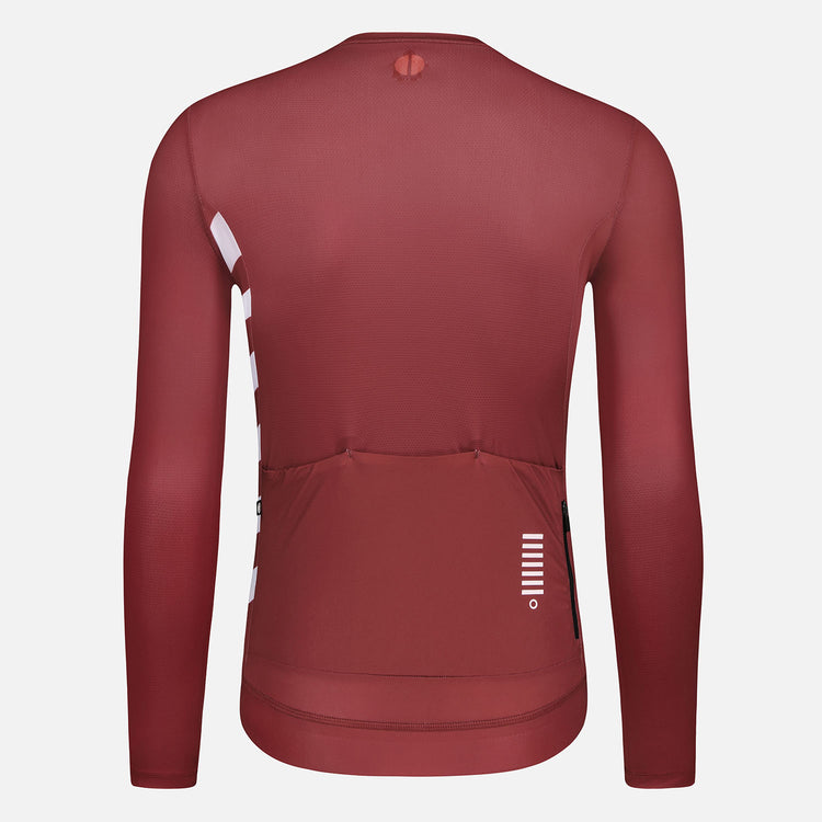 red cycling jersey