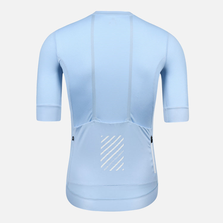 blue cycling jersey