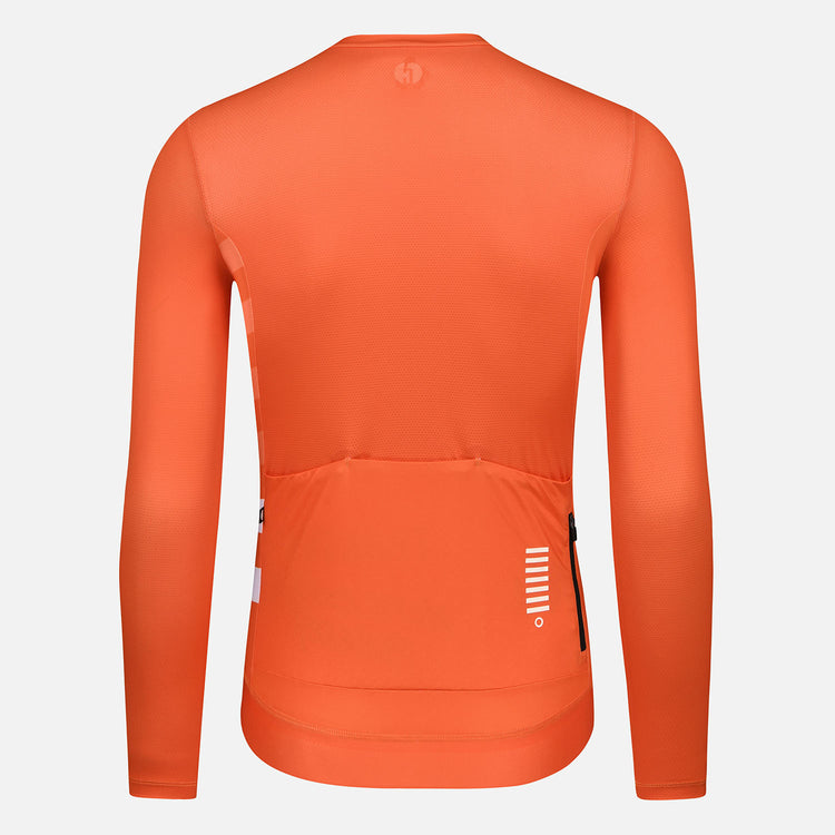 orange cycling jersey