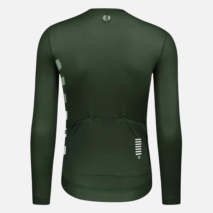 green cycling jersey