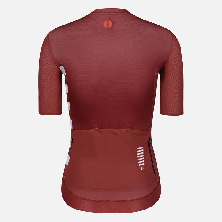 Skull Monton Cycling Jersey Womens Sunday II Red - montoncc