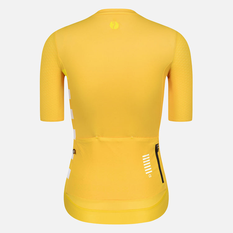 yellow cycling jersey