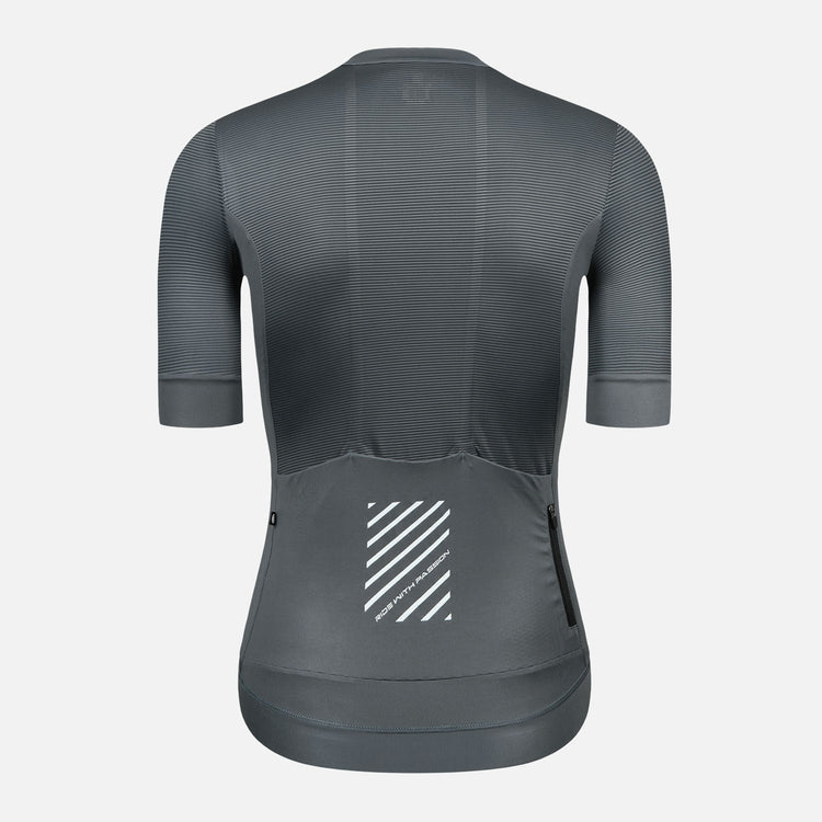 gray cycling jersey womens
