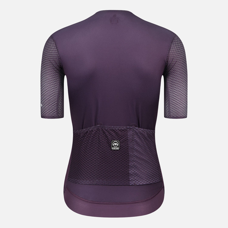 purple cycling jersey womens
