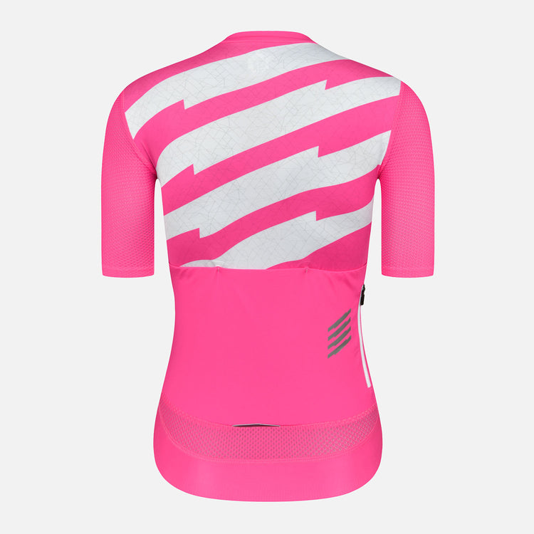 Skull Monton Cycling Jersey Womens TUESDAY III Violet Red