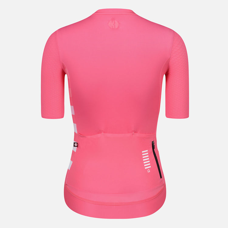pink cycling jersey