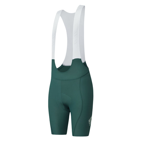 Men's Cycling Bib Shorts 25-Minima Dark Green