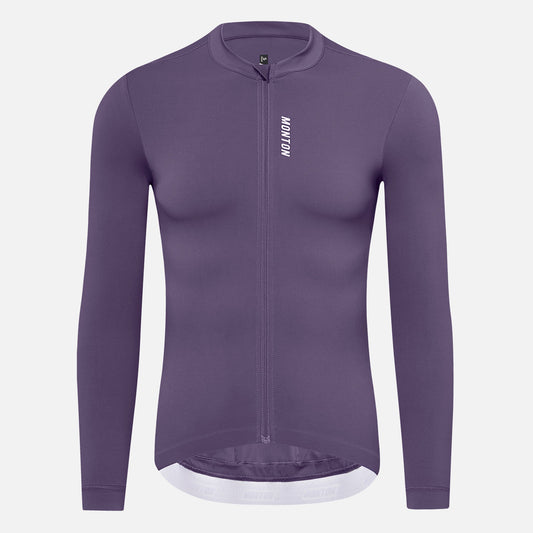 Men's LS Cycling Jersey Reki Heather Purple