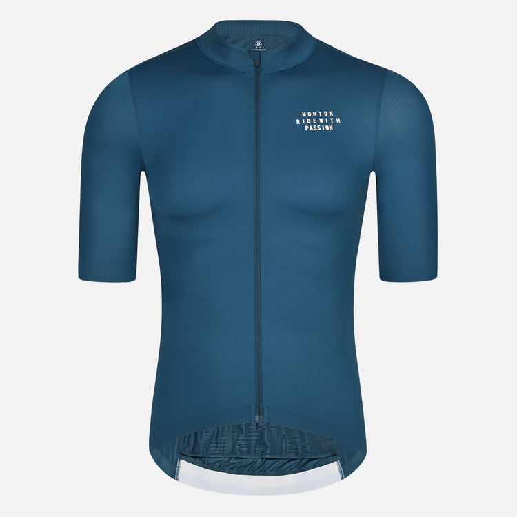 Cycling Jersey Mens PRO Obake Blue