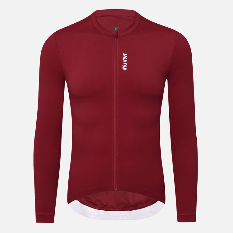 Men's LS Cycling Jersey Reki Jam Red