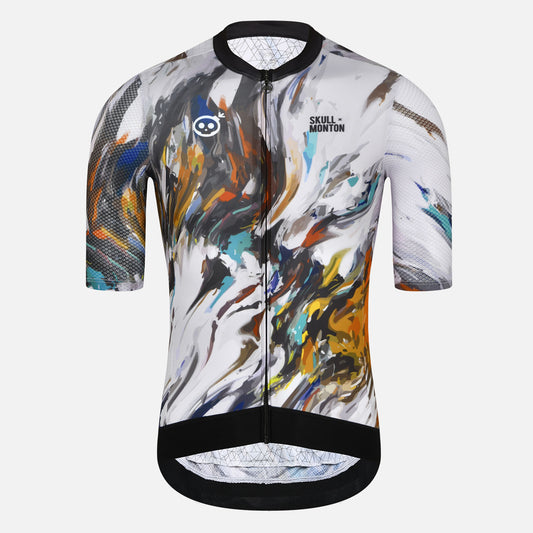 Skull Monton Cycling Jersey Mens Palette