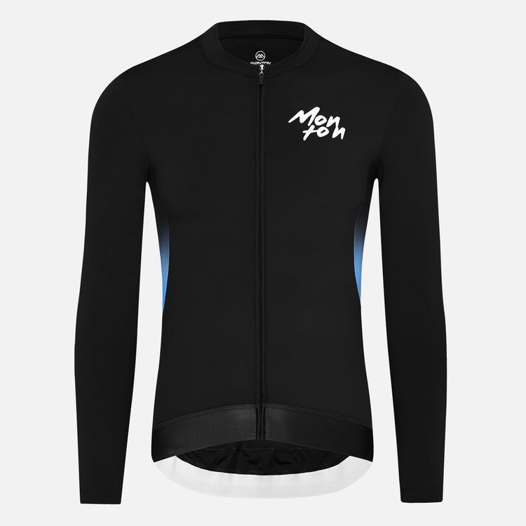 Men's LS Cycling Jersey Kage Black