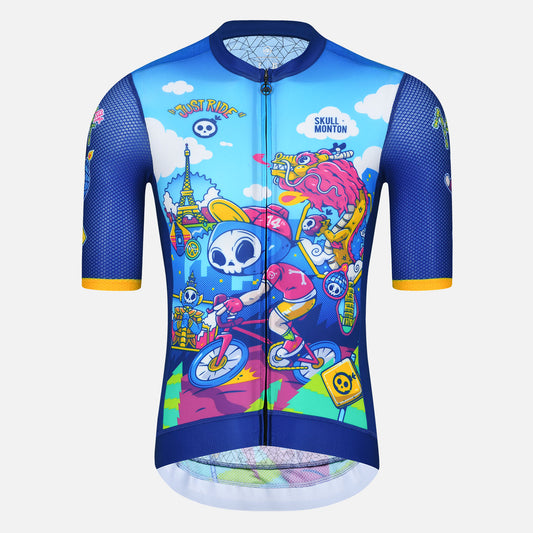 Skull Monton Cycling Jersey Mens 14th Anniversary