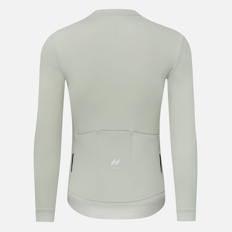 Men's LS Cycling Jersey Reki Light Grey