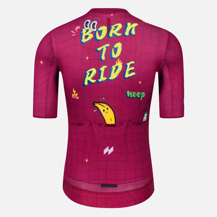 Cycling Top Back Wine