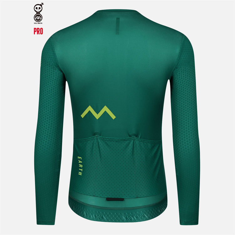 cycling wear long sleeve green