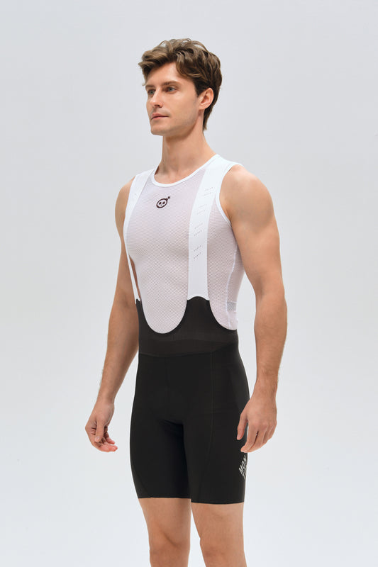 Men's Cycling Bib Shorts 25-Minima Black Grey