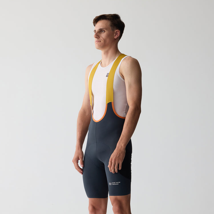 Cycling Bib Shorts Mens Urban+ Traveler Gray