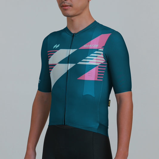 Men's Cycling Jersey U2 Lake Blue