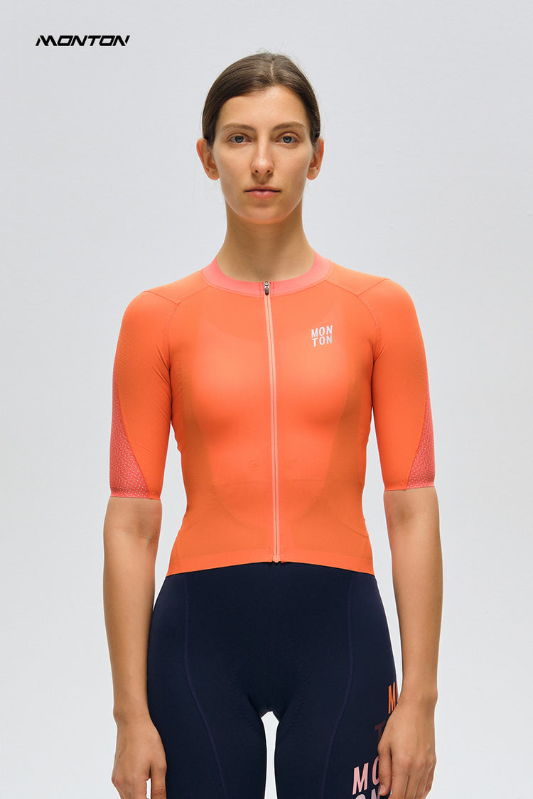 Women's Cycling Jersey 25-Traveler Nasturtium Orange