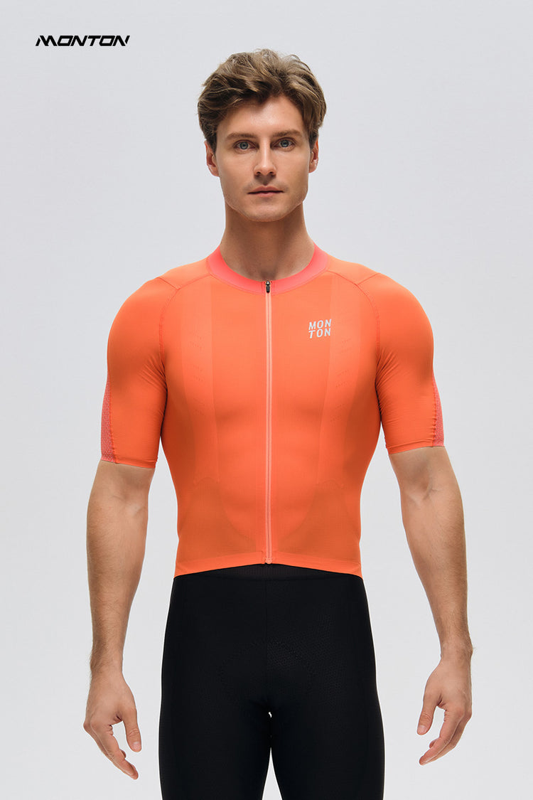 Men's Cycling Jersey 25-Traveler Nasturtium Orange