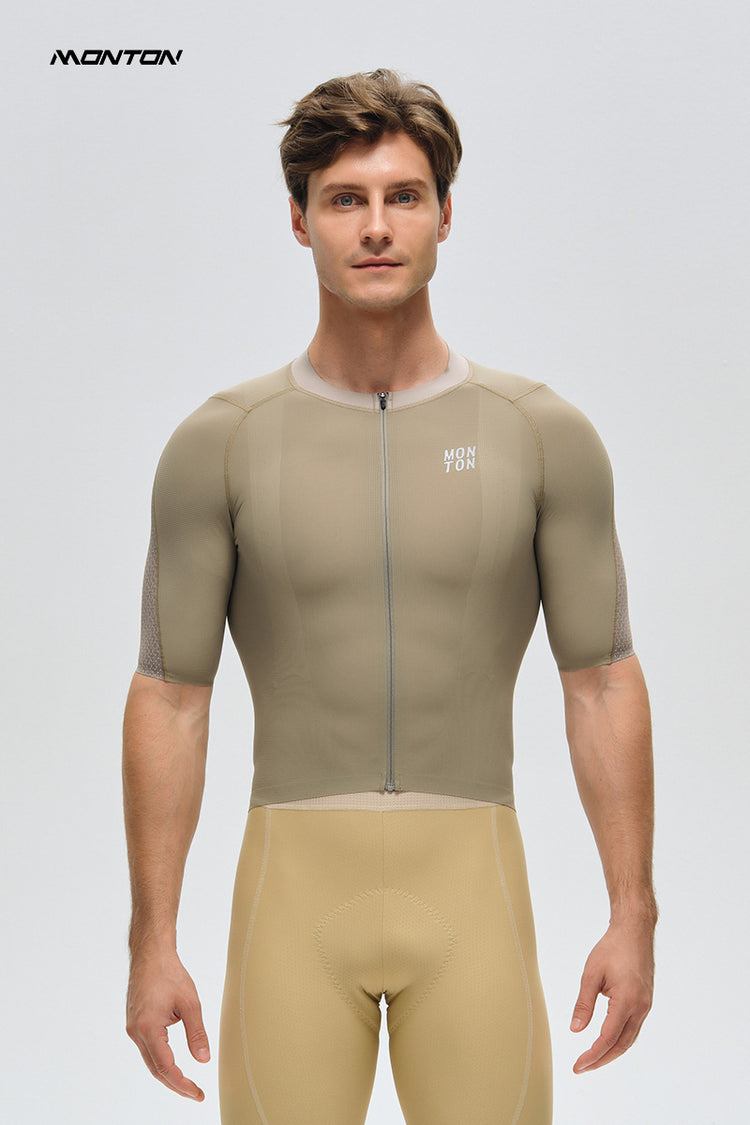 Men's Cycling Jersey 25-Traveler Moss Grey