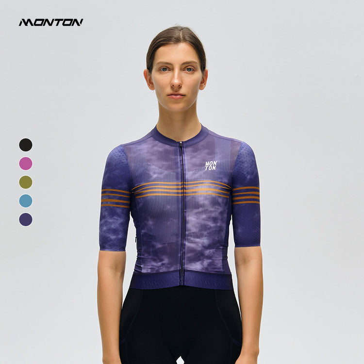 Women's Cycling Jersey Days Aztec Purple