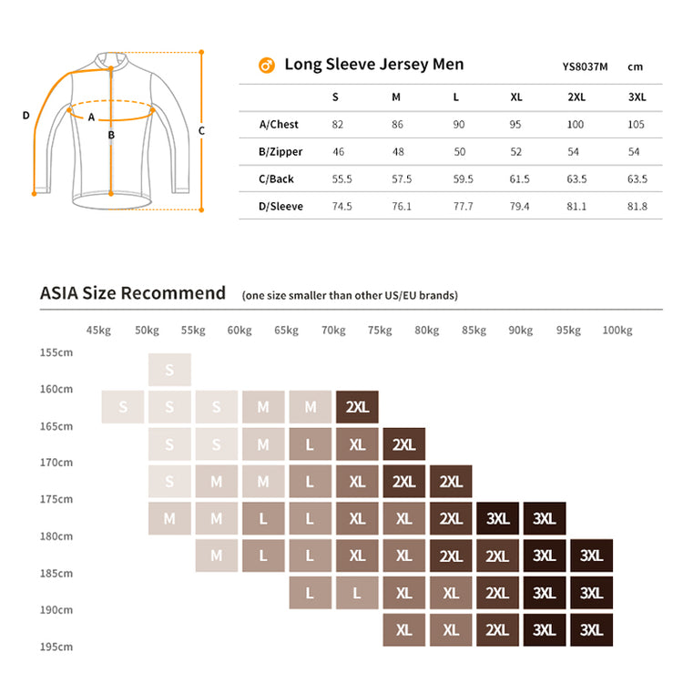 Men's LS Cycling Jersey Reki Otter Brown