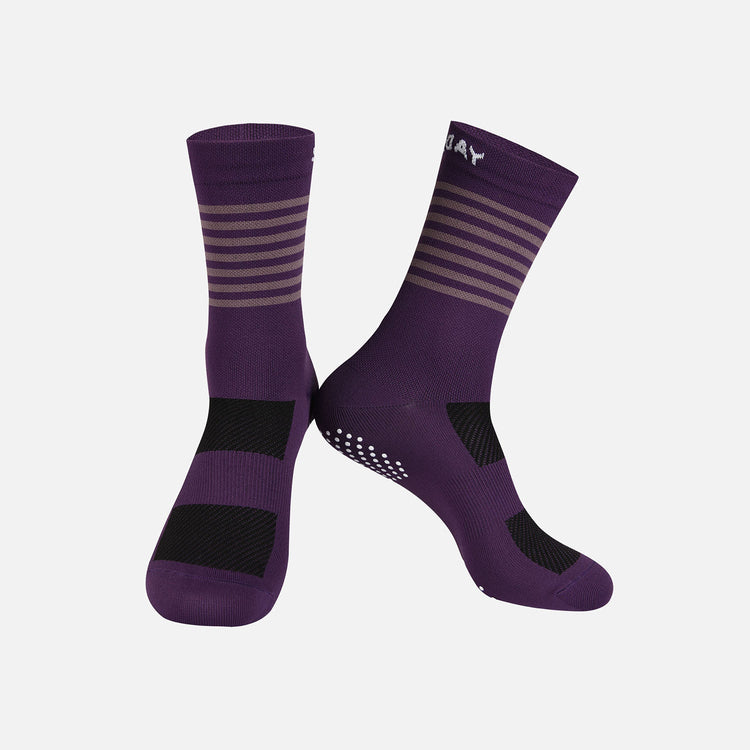 purple cycling socks