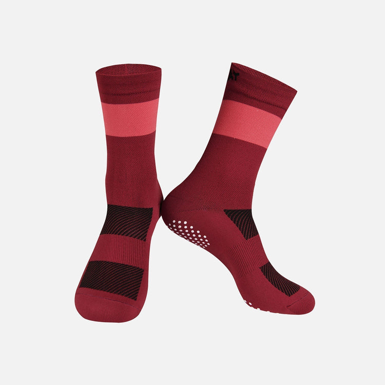 Red cycling socks online