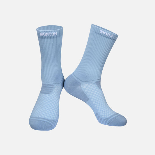 blue cycling socks