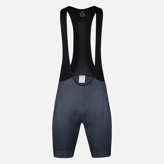 gray cycling bib shorts