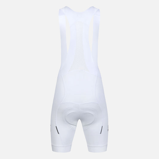 white cycling bib shorts