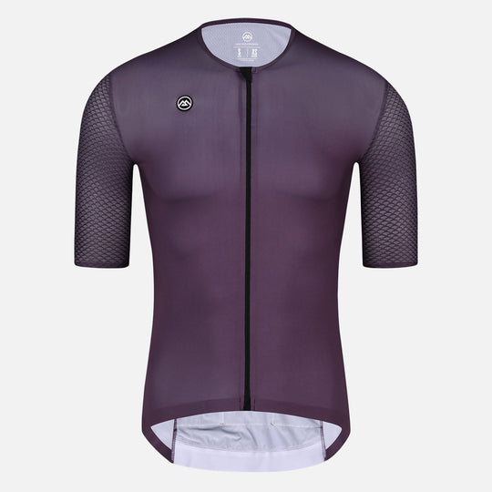 purple cycling jersey