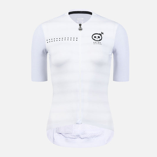 white cycling jersey womens