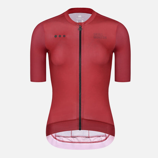 red cycling jersey womens